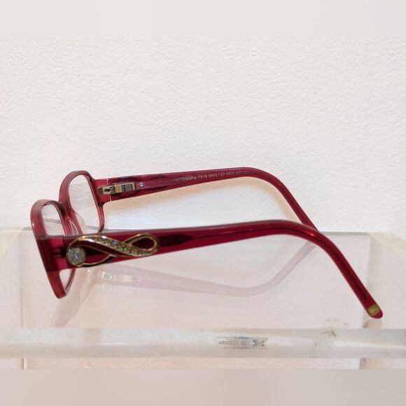 Armourx 7018 BRG 135 ARX Z87 -2+ Burgundy Full Rim Eyeglasses Frame - Picture 4 of 12